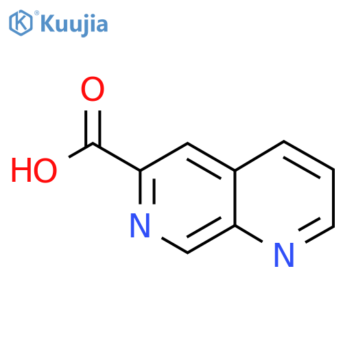 1,7-Naphthyridine-6-carboxylic acid structure