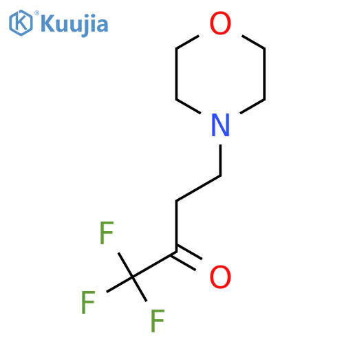 1,1,1-trifluoro-4-(morpholin-4-yl)butan-2-one structure