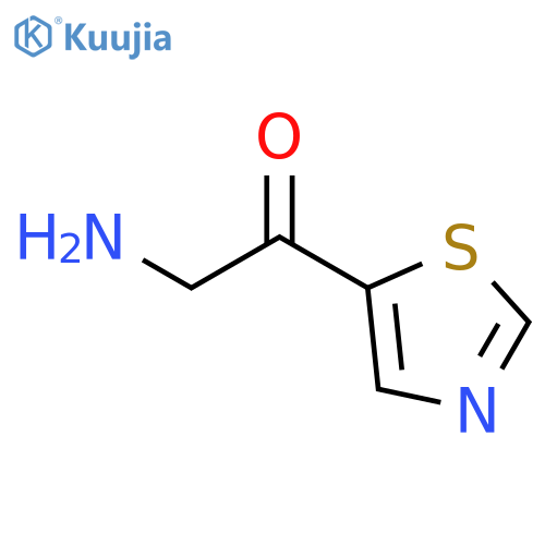 Ethanone, 2-amino-1-(5-thiazolyl)- structure
