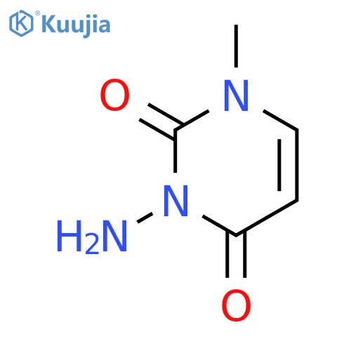 2,4(1H,3H)-Pyrimidinedione, 3-amino-1-methyl- structure