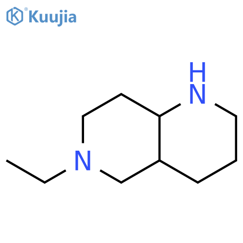 1,6-Naphthyridine, 6-ethyldecahydro- structure
