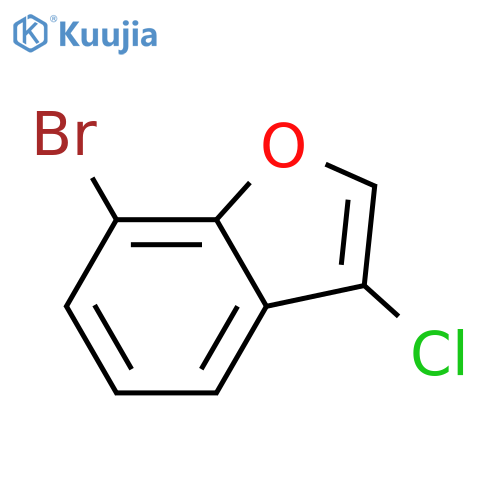 7-bromo-3-chlorobenzofuran structure