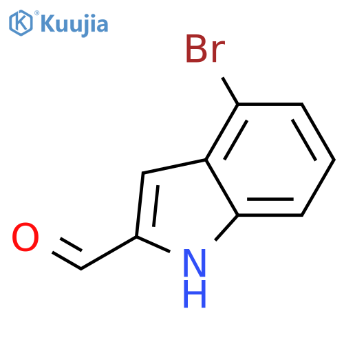 4-Bromo-1H-indole-2-carbaldehyde structure