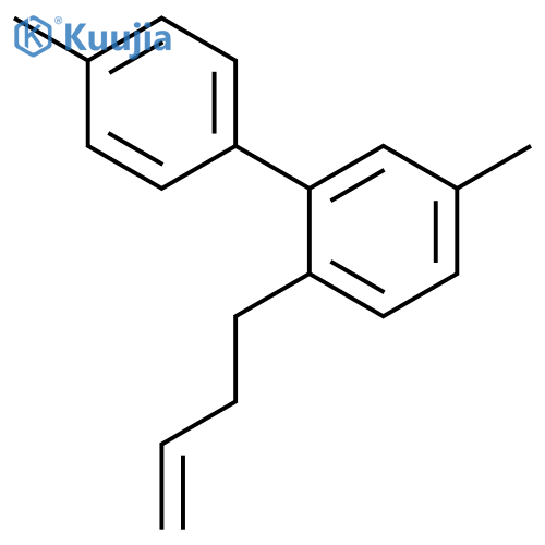 1,1'-Biphenyl, 2-(3-butenyl)-4',5-dimethyl- structure