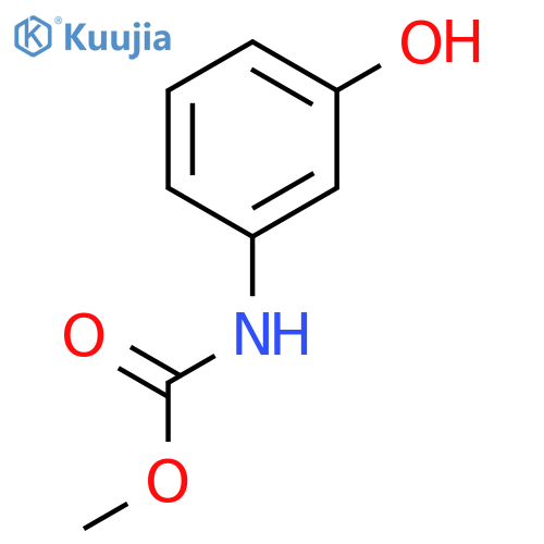 Methyl N-(3-hydroxyphenyl)carbamate structure