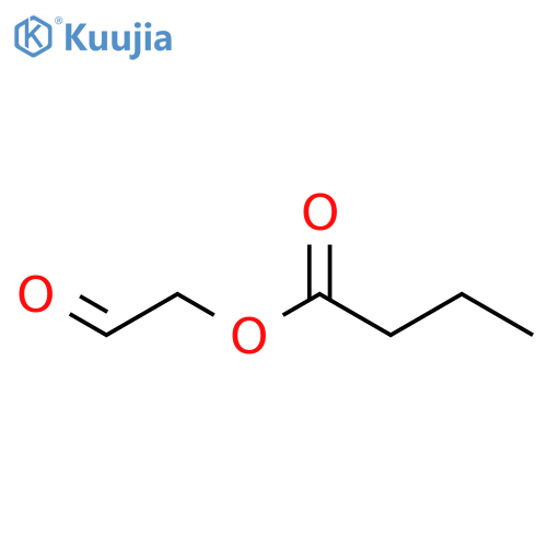 Butanoic acid, 2-oxoethyl ester structure