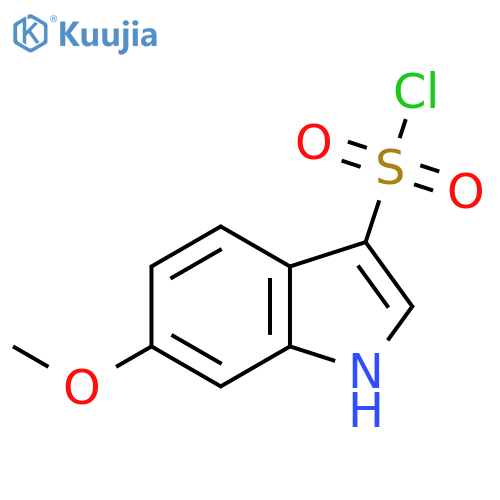 6-Methoxy-1h-indole-3-sulfonyl chloride structure
