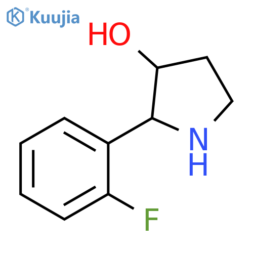 2-(2-fluorophenyl)pyrrolidin-3-ol structure