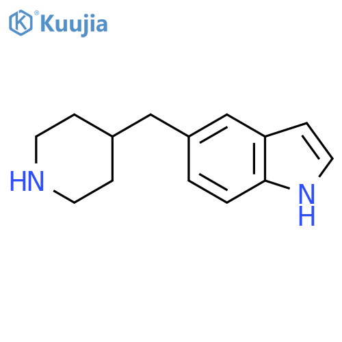 5-(piperidin-4-yl)methyl-1H-indole structure