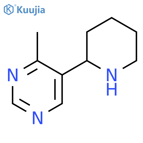 4-methyl-5-(piperidin-2-yl)pyrimidine structure