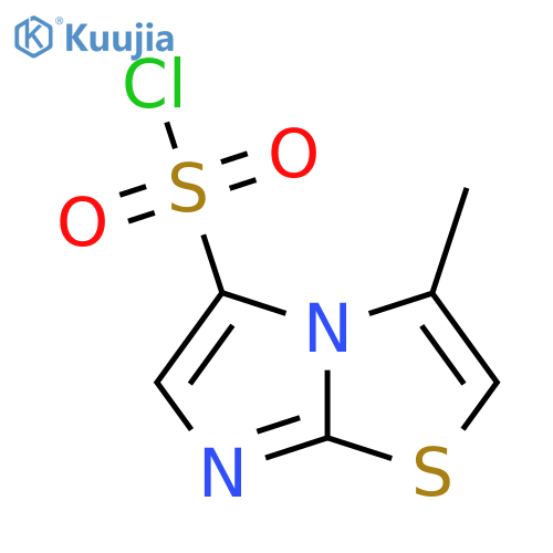 3-methylimidazo2,1-b1,3thiazole-5-sulfonyl chloride structure