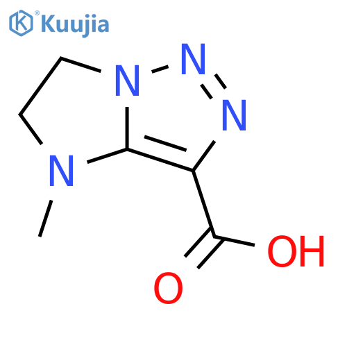 4H-Imidazo[1,2-c][1,2,3]triazole-3-carboxylic acid, 5,6-dihydro-4-methyl- structure