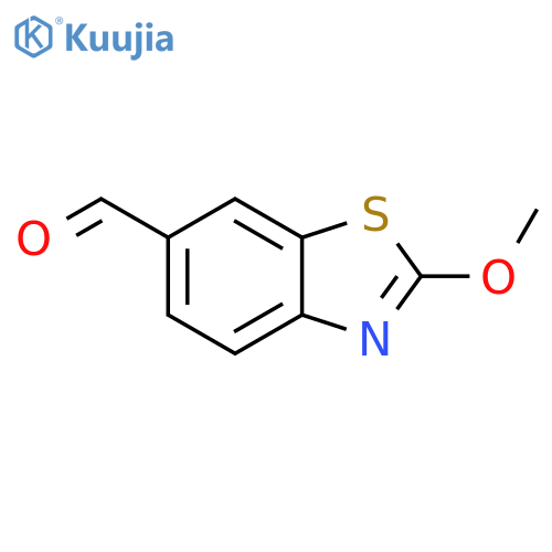 2-methoxy-1,3-benzothiazole-6-carbaldehyde structure