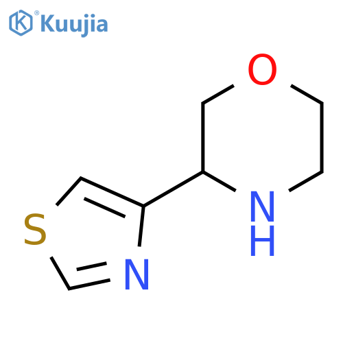 3-(1,3-thiazol-4-yl)morpholine structure