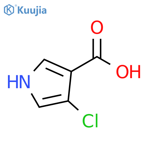 4-chloro-1H-pyrrole-3-carboxylic acid structure
