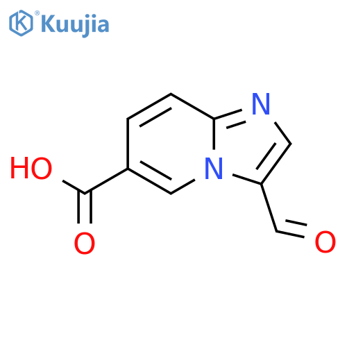 3-formylimidazo1,2-apyridine-6-carboxylic acid structure