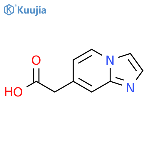 2-(imidazo1,2-apyridin-7-yl)acetic acid structure