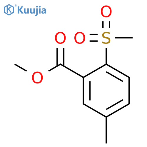 Methyl 5-Methyl-2-(methylsulfonyl)benzoate structure