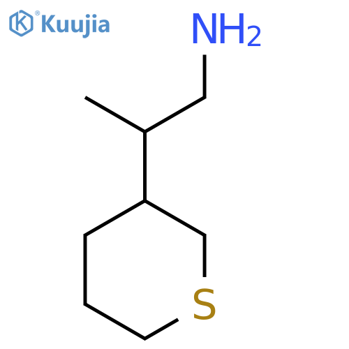 2-(thian-3-yl)propan-1-amine structure
