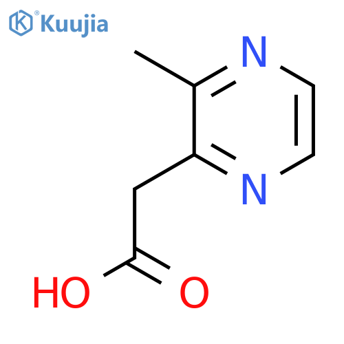 2-(3-Methylpyrazin-2-yl)acetic acid structure