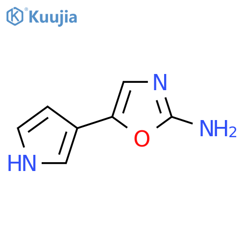 5-(1H-pyrrol-3-yl)-1,3-oxazol-2-amine structure