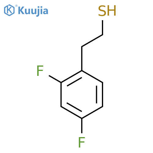 2-(2,4-difluorophenyl)ethane-1-thiol structure
