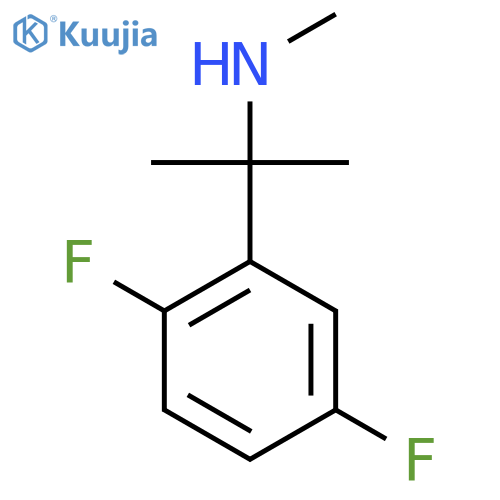 2-(2,5-difluorophenyl)propan-2-yl(methyl)amine structure