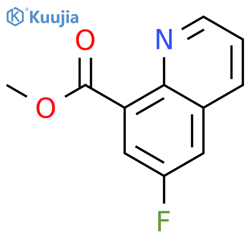 Methyl 6-fluoroquinoline-8-carboxylate structure