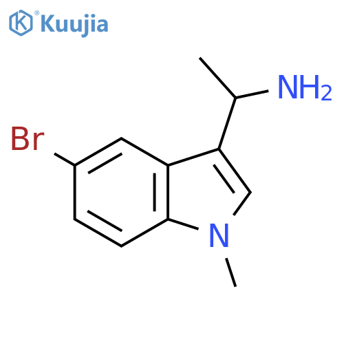 1-(5-Bromo-1-methyl-1h-indol-3-yl)ethan-1-amine structure