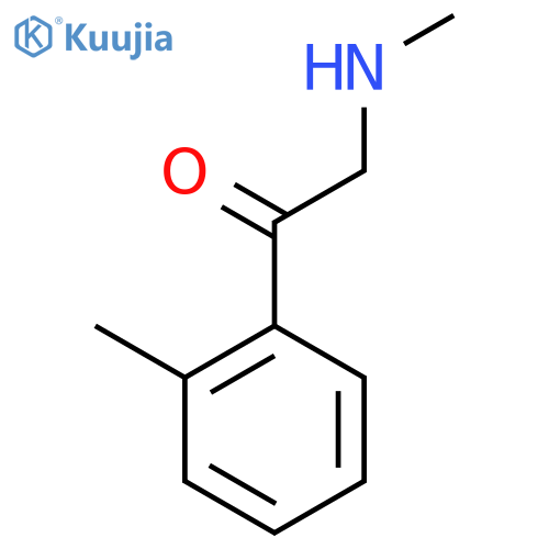2-(methylamino)-1-(2-methylphenyl)ethan-1-one structure