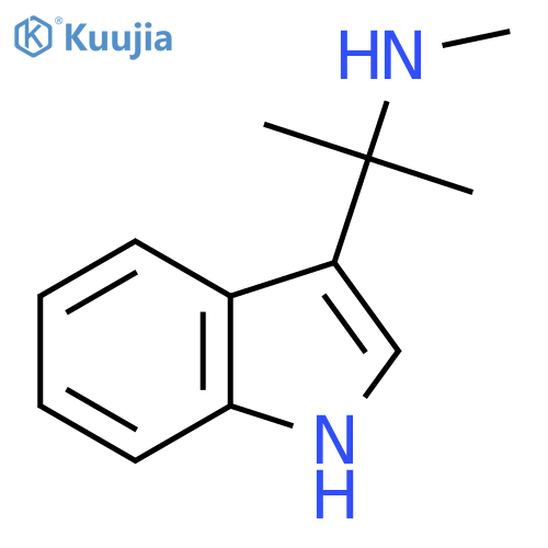 2-(1H-indol-3-yl)propan-2-yl(methyl)amine structure