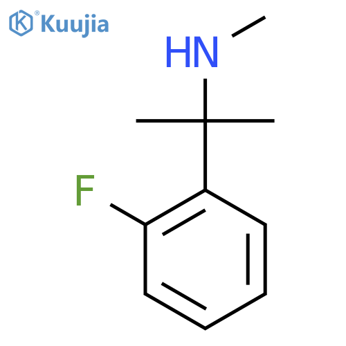 2-(2-fluorophenyl)propan-2-yl(methyl)amine structure
