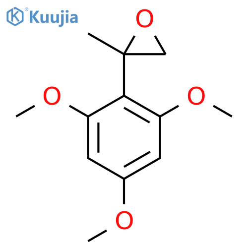 2-methyl-2-(2,4,6-trimethoxyphenyl)oxirane structure
