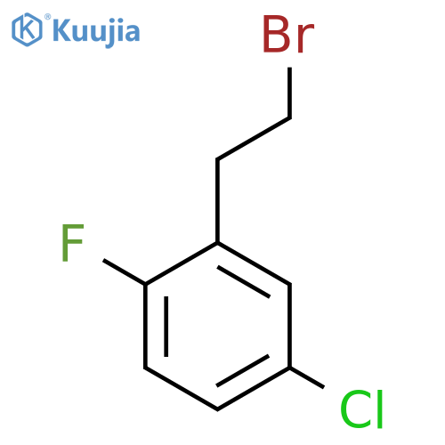 2-(2-bromoethyl)-4-chloro-1-fluorobenzene structure
