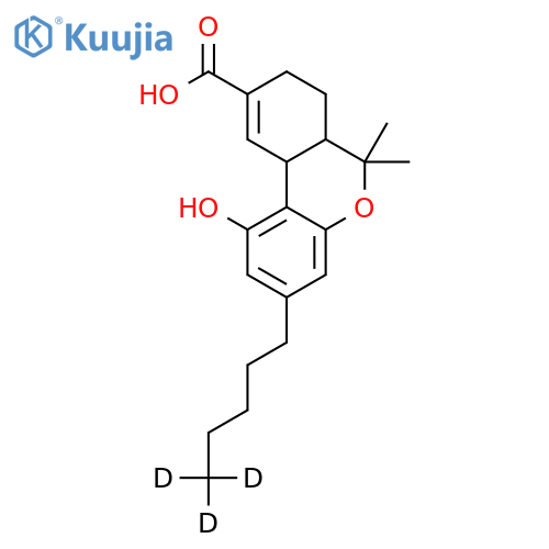 6H-Dibenzo[b,d]pyran-9-carboxylicacid, 6a,7,8,10a-tetrahydro-1-hydroxy-6,6-dimethyl-3-(pentyl-5,5,5-d3)-,(6aR,10aR)-rel- (9CI) structure