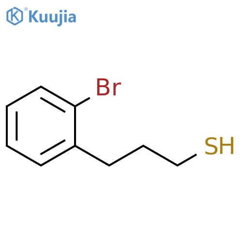3-(2-bromophenyl)propane-1-thiol structure
