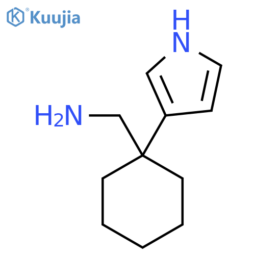 1-(1H-pyrrol-3-yl)cyclohexylmethanamine structure