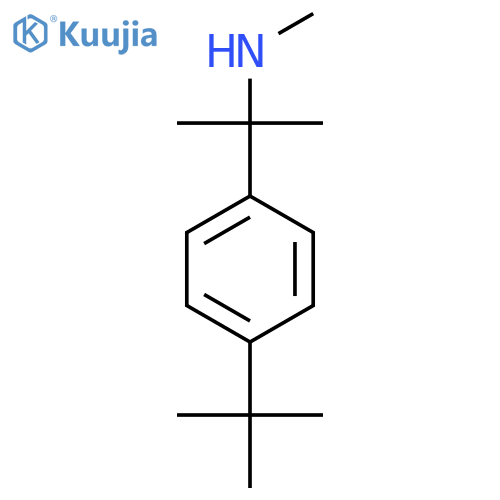 2-(4-tert-butylphenyl)propan-2-yl(methyl)amine structure