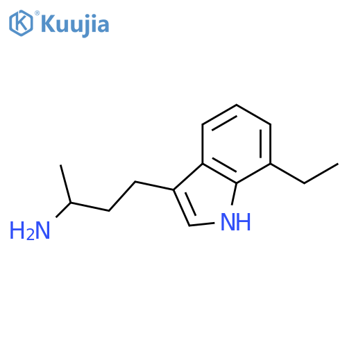 1H-Indole-3-propanaMine, 7-ethyl-α-Methyl- structure