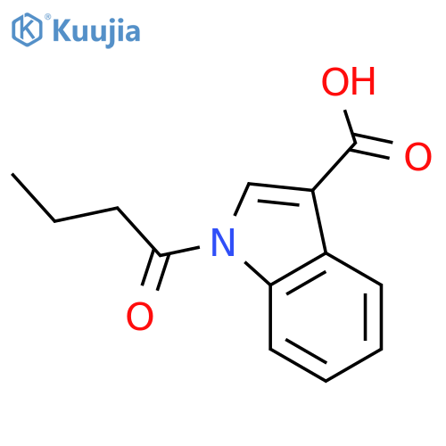1-Butyryl-1H-indole-3-carboxylic acid structure