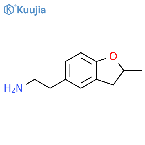 2-(2-METHYL-2,3-DIHYDRO-1-BENZOFURAN-5-YL)ETHAN-1-AMINE structure