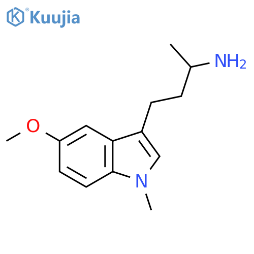 1H-Indole-3-propanamine, 5-methoxy-α,1-dimethyl- structure