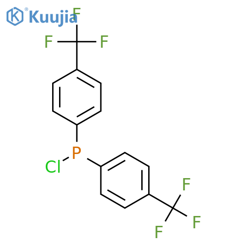 BIS(4-TRIFLUOROMETHYLPHENYL)CHLOROPHOSPHINE structure