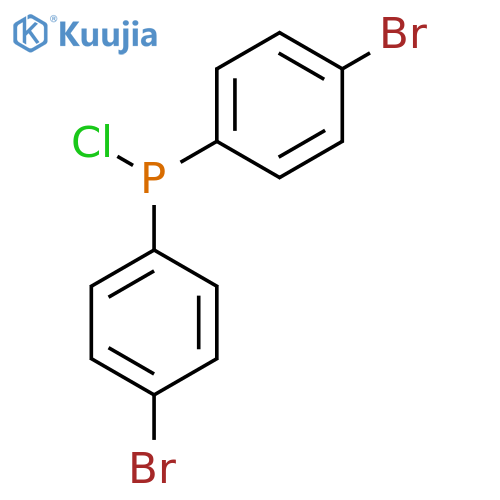Phosphinous chloride, bis(4-bromophenyl)- structure