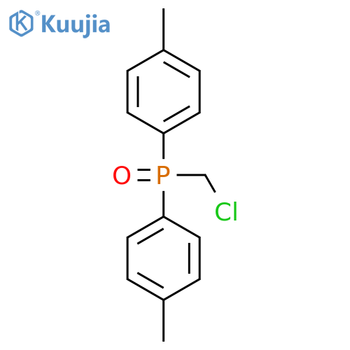 Phosphine oxide, (chloromethyl)bis(4-methylphenyl)- structure