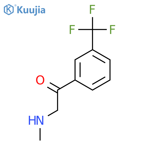 2-(methylamino)-1-3-(trifluoromethyl)phenylethan-1-one structure