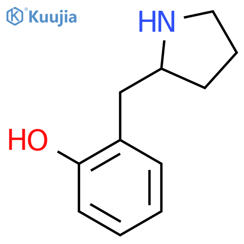 2-(pyrrolidin-2-yl)methylphenol structure