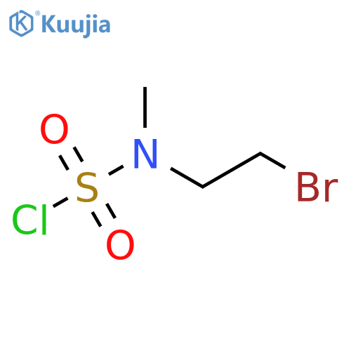 N-(2-bromoethyl)-N-methylsulfamoyl chloride structure