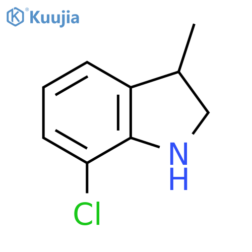 7-chloro-3-methyl-2,3-dihydro-1H-indole structure