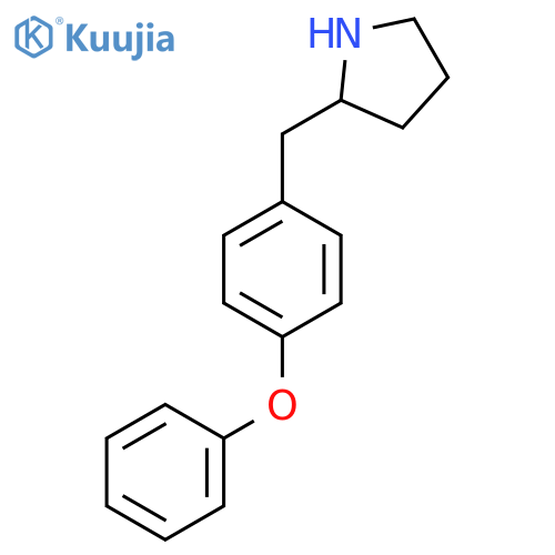 2-(4-phenoxyphenyl)methylpyrrolidine structure